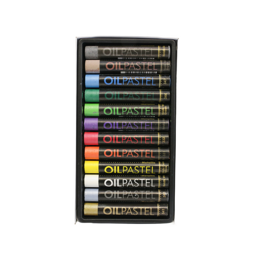 Mungyo Gallery Oil Pastel Set of 12 Metallic Colours