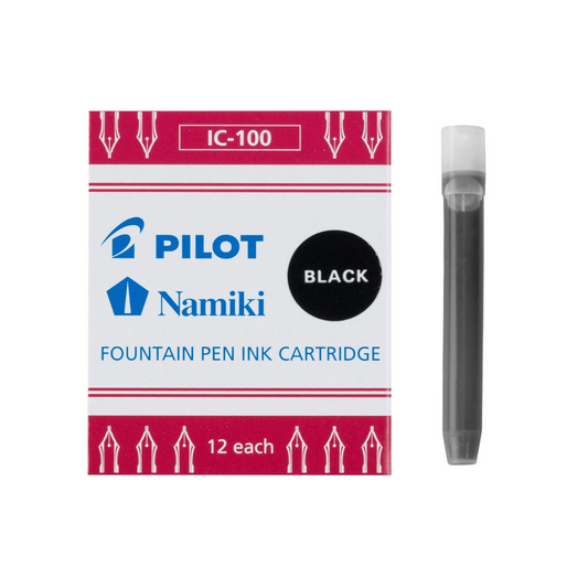 Pilot Ink Cartridge Black Set of 6