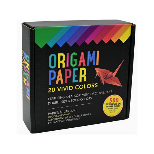 Origami Paper Washi 20 Vivid Colours (500 Sheets)