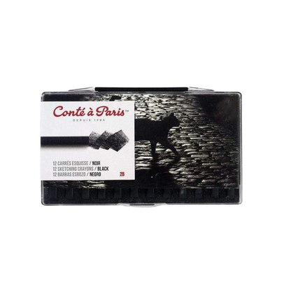 Conte a Paris Sketching Crayon Sets of 12