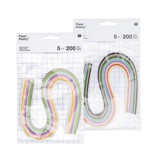 Paper Poetry Quilling DIY  Paper Strips Packs of 200 (0.3" x 15.75")