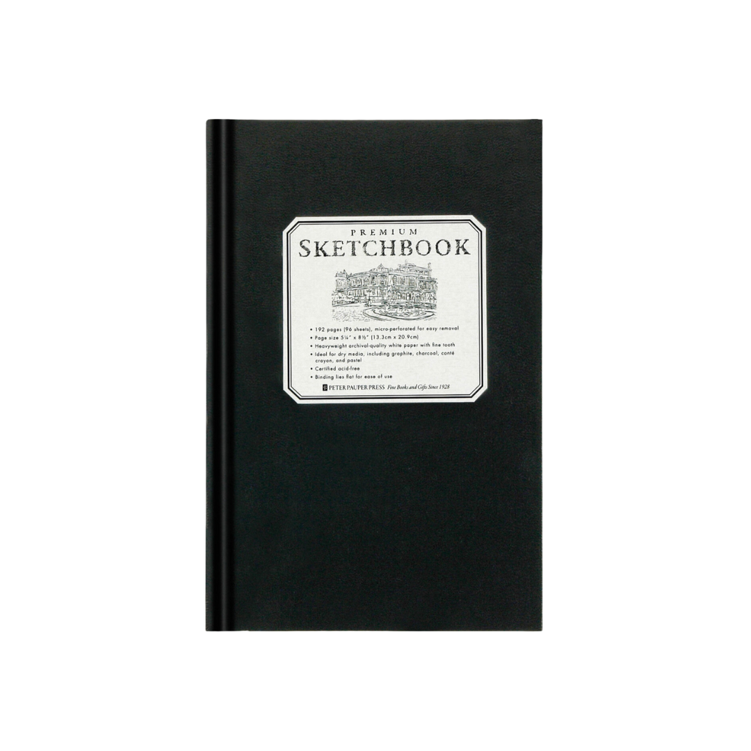 Premium Hardcover Sketchbook 5.5x8.5" 128gsm 96 Sheets