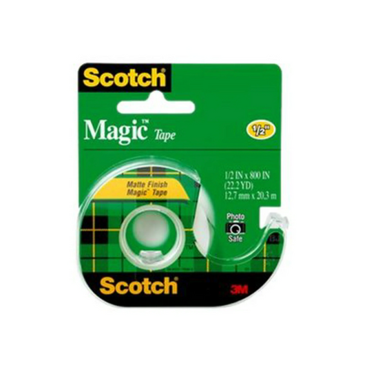 Scotch Magic Transparent Tape 1/2" x 22yd Roll