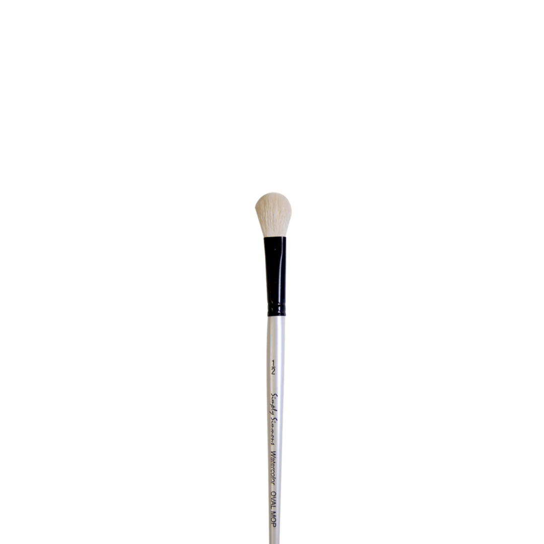 Simply Simmons Watercolour Goat Hair Oval Brush