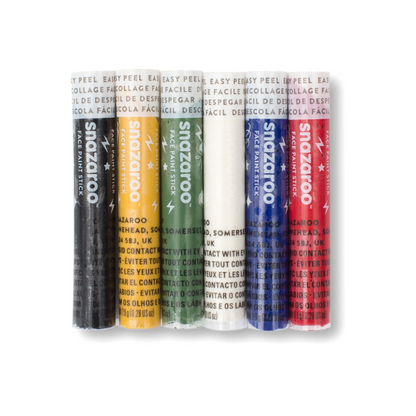 Snazaroo Face Paint - Rainbow Pack of 6 Sticks