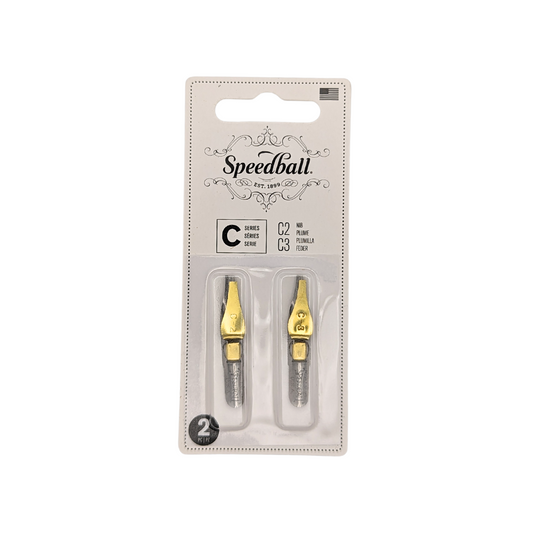 Speedball Lettering & Drawing Pen Points 2-Packs C2/C3