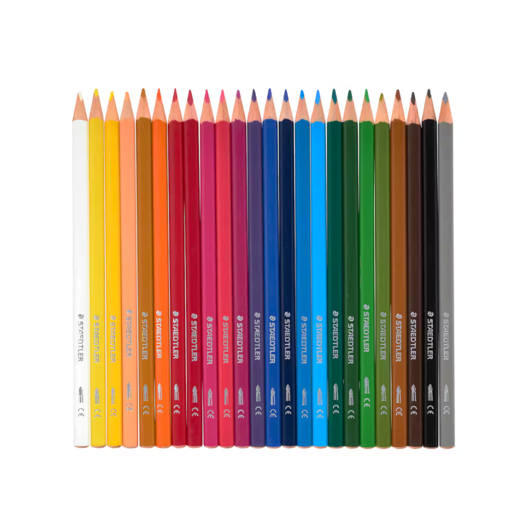 Staedtler Triangular Watercolour Pencil Set of 24