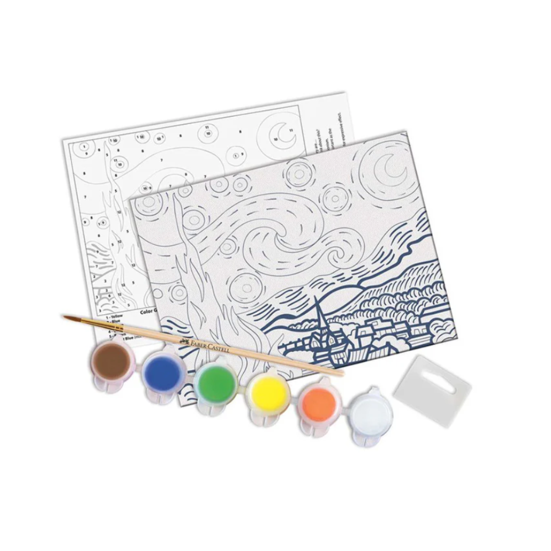 Faber-Castell Paint-by-Number Museum Series "Starry Night"