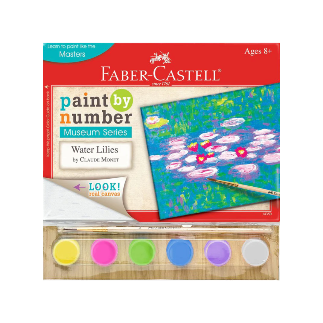 Faber-Castell Paint-by-Number Museum Series "Water Lilies"