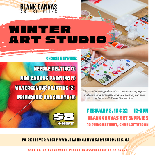 Drop-in Workshop: Winter Art Studio February 22nd