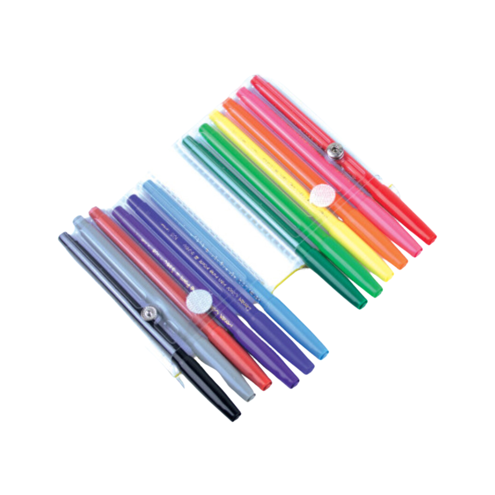 Pentel Arts Colour Pen 12-Colour Set