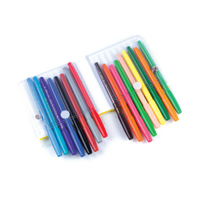 Pentel Arts Colour Pen 18-Colour Set
