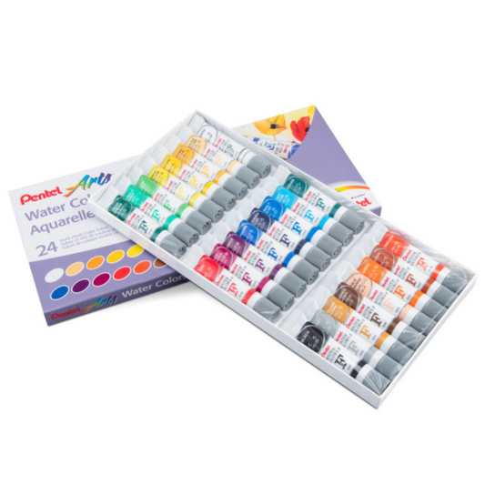 Pentel Arts Watercolours Set of 24