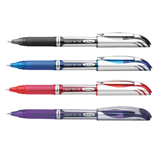 Pentel EnerGel Liquid Gel Pen (0.7mm) Metal Tip