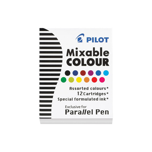 Pilot Parallel Pen Ink Cartridge Assorted Set of 12